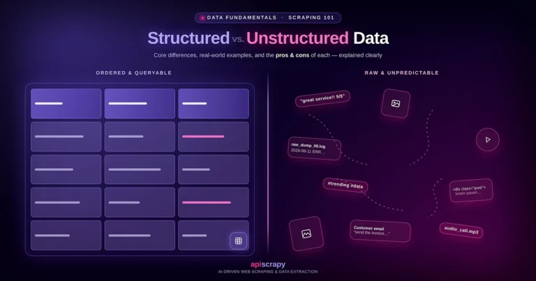 Structured Vs. Unstructured Data: Core Differences, Examples, Pros & Cons