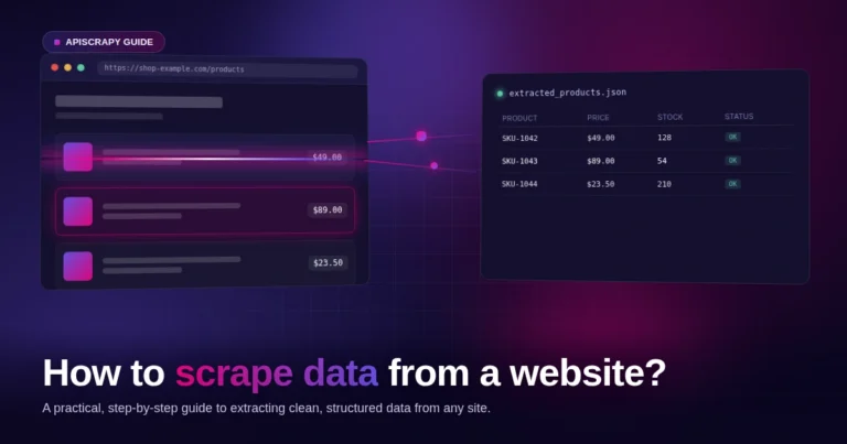 How To Scrape Data From A Website?