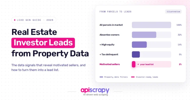 Real Estate Investor Leads: How To Find Them With Property Data