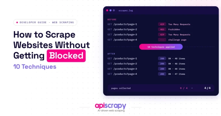 How To Scrape Websites Without Getting Blocked: 10 Techniques